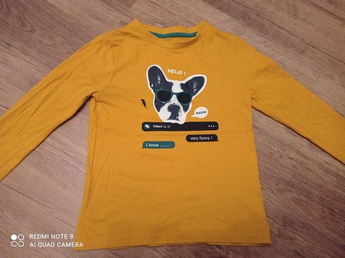 T-shirt manches longues garçon éco-conception, Kiabi, taille 6 ans