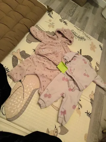 Ensemble jogging vieux rose