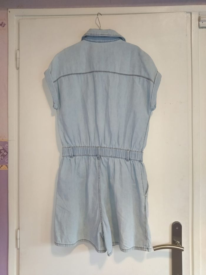 Combishort en jeans - photo numéro 2