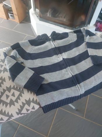 Gilet rayé