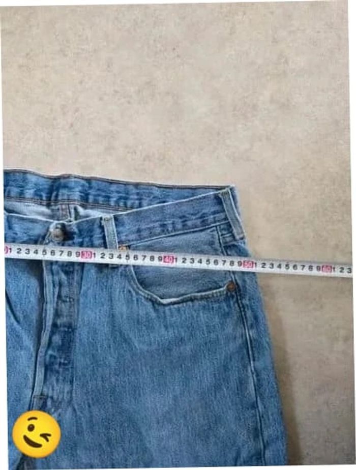 Jeans Levi's 501 W38 FR48 L30 coupe droite bleu Homme Men pan414b - photo numéro 4