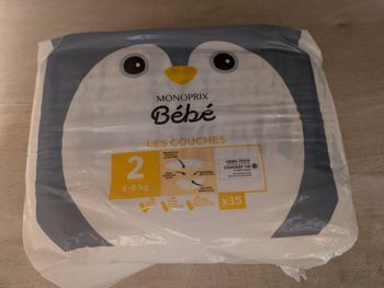 1 paquet de couches Monoprix