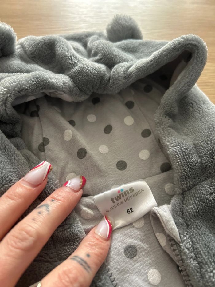 Jolie veste gilet moumoute grise mixte - photo numéro 6