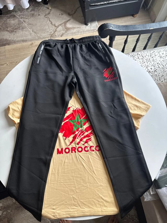 Ensemble neuf -t-shirt + jogging - Morocco -taille L - photo numéro 6