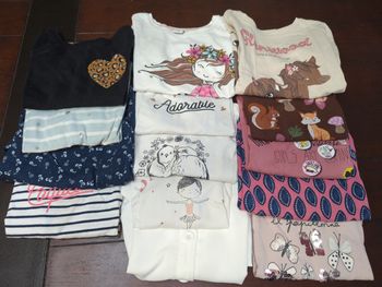Lot t shirts 3 ans fille