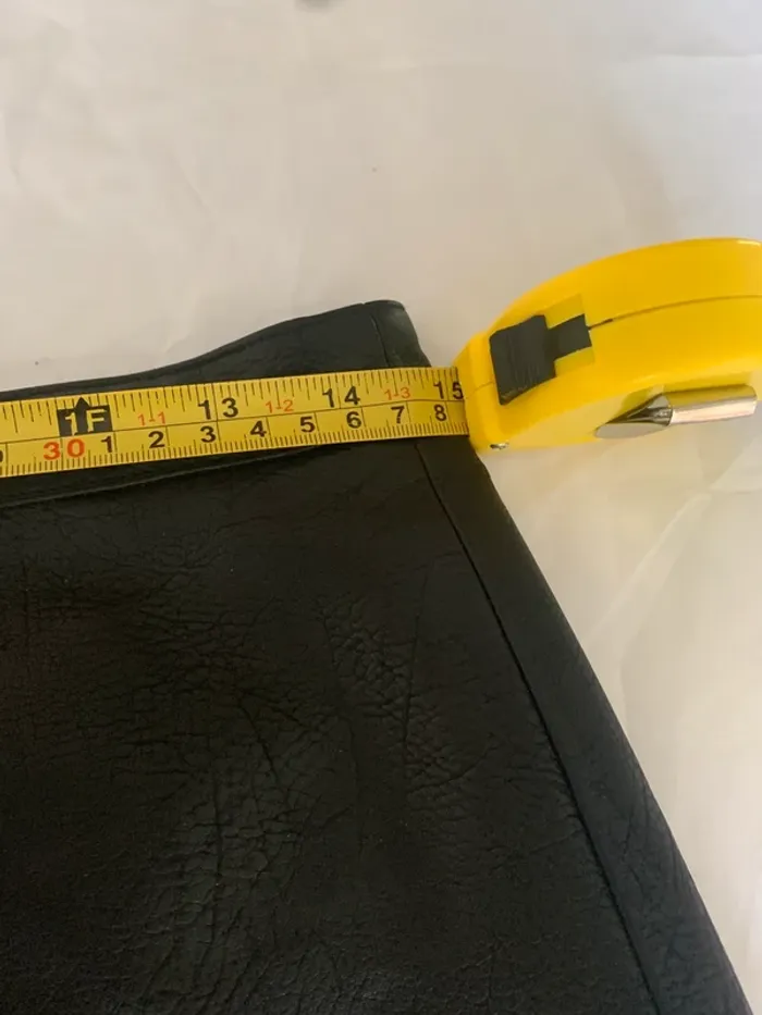Jupe camaïeu simili cuir taille 38 motif fleurs - photo numéro 13