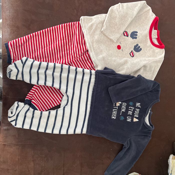 2 pyjamas bébé 12 mois