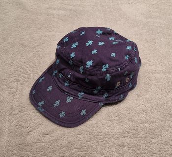 Casquette bleu marine Vertbaudet 48/50cm, très bon état