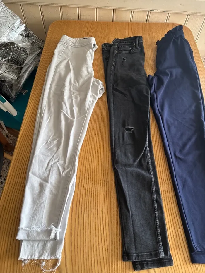 Lots jean et tailleur femme taille 34 - photo numéro 3