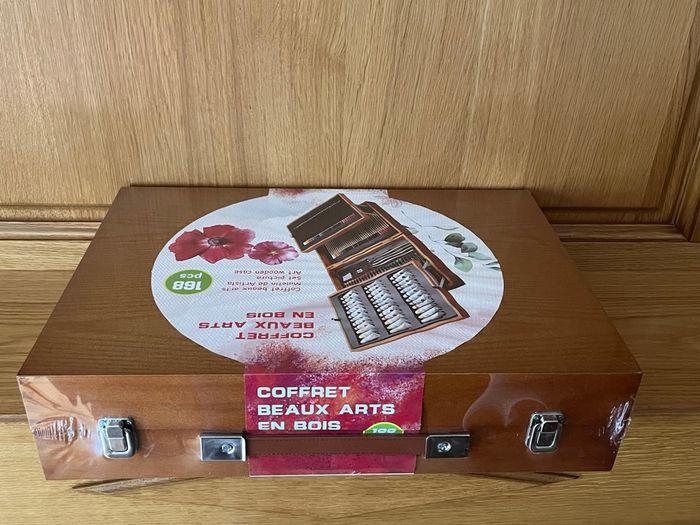 Coffret beaux art en bois 168 pièces - photo numéro 2