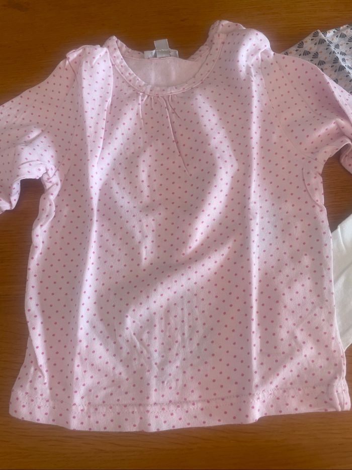 8 t-shirt et blouses manches longues fille 18 mois - photo numéro 5