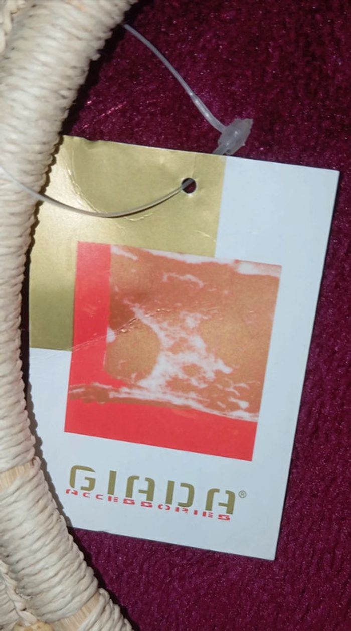 Joli petit sac Neuf à rayures avec poche intérieure et fermeture éclair - photo numéro 4