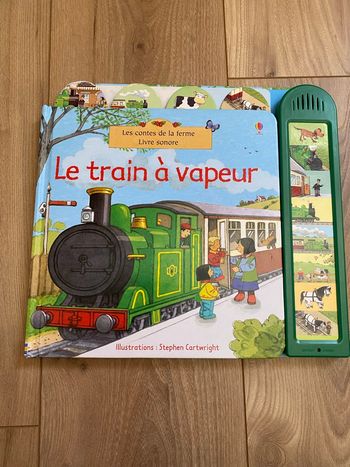 Livre le train à vapeur usborne