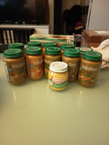 Lot de petits pots bébé