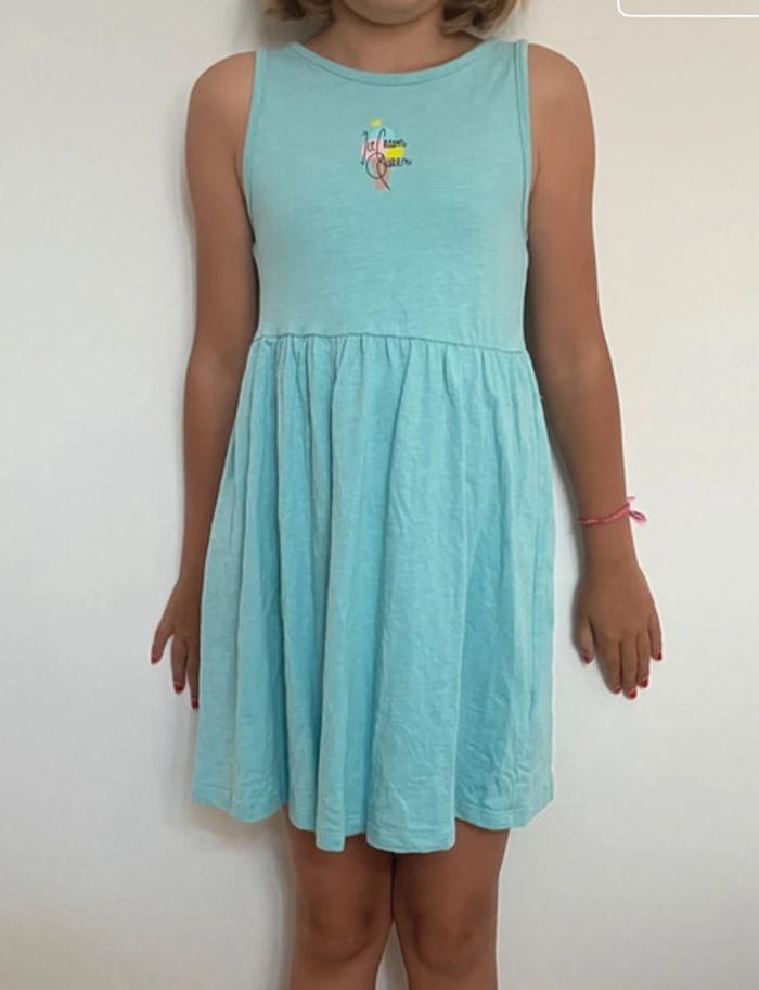 Robe bleu clair 8ans