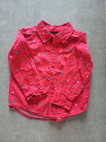 Chemise motif Noël