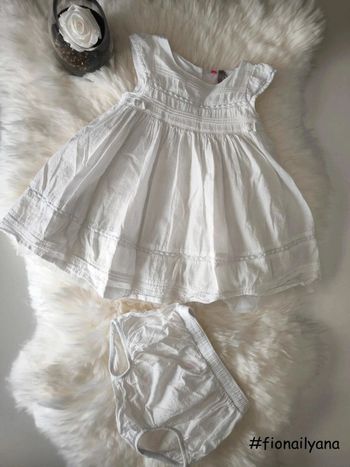 🌸 Superbe robe blanche de cérémonie Orchestra 18 mois 🌸