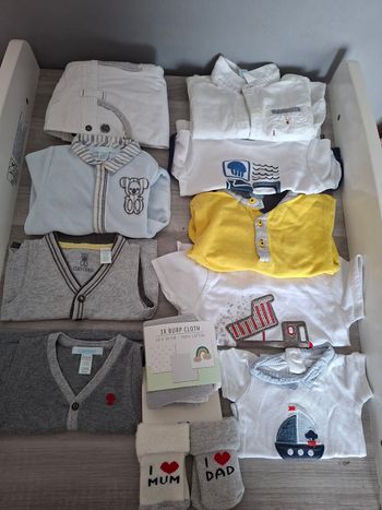 Lot de vêtements bébé garçon