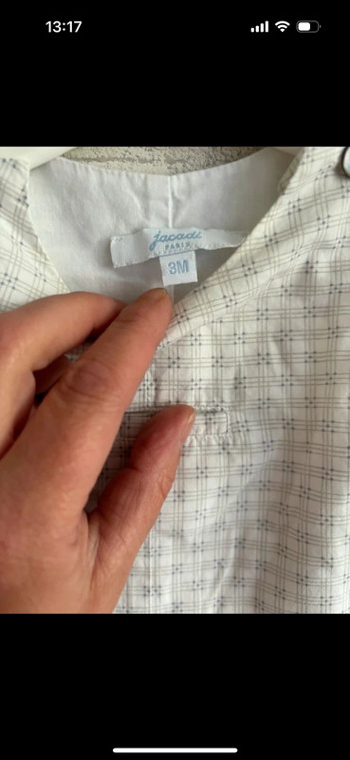Combishort Jacadi taille 3 mois - photo numéro 3