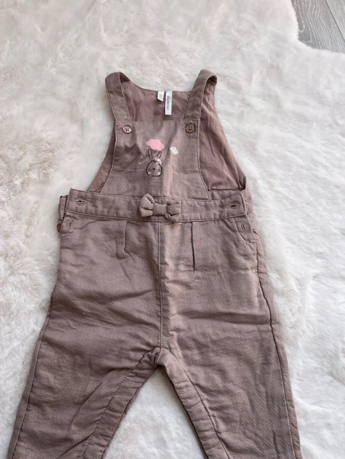 Ensemble Salopette bébé fille 6 mois - photo numéro 4