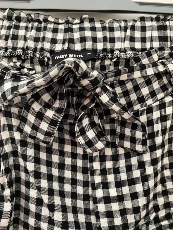 Short à carreaux noir et blanc - photo numéro 2