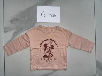 Tee shirt manches longues Disney 6 mois