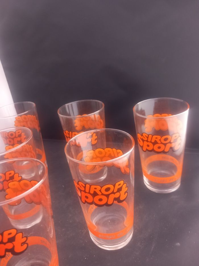 6 Verres sirop sport - photo numéro 3