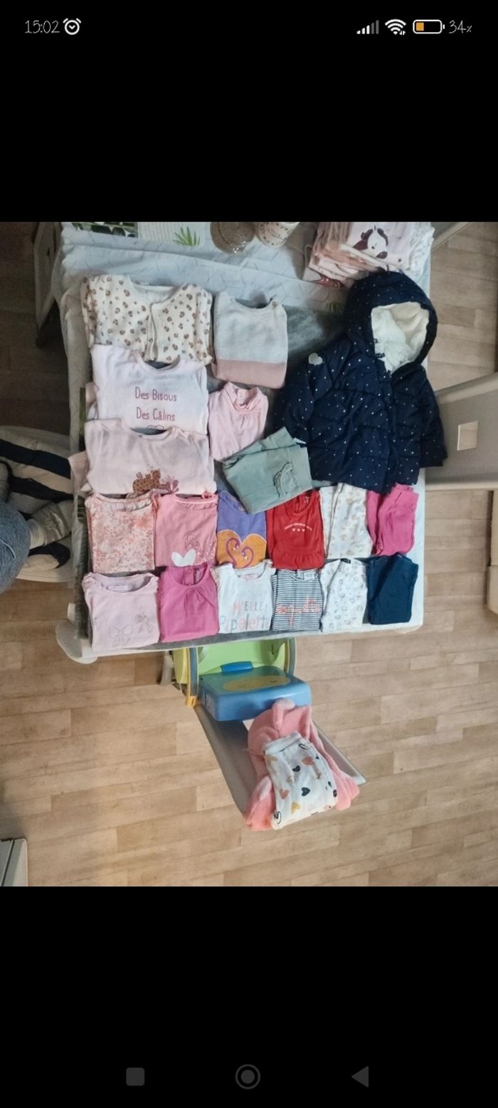 Lot fille 12 mois
