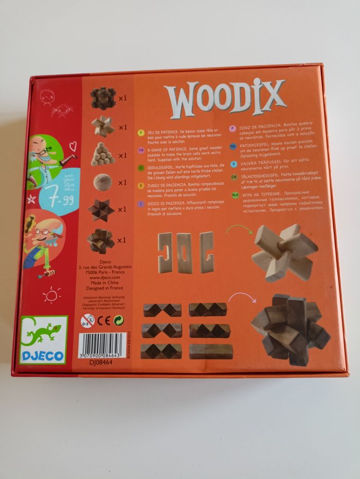 Woodix jeu de patience Djeco complet - photo numéro 2