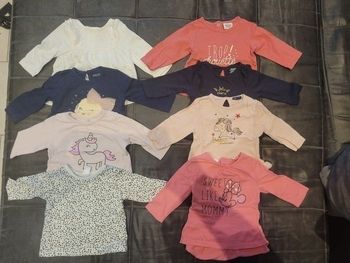 Lot de 8 t-shirts manches longues
