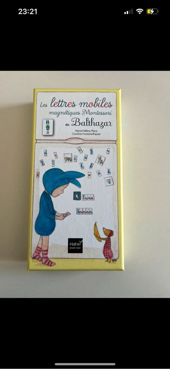Lettres mobiles magnétiques