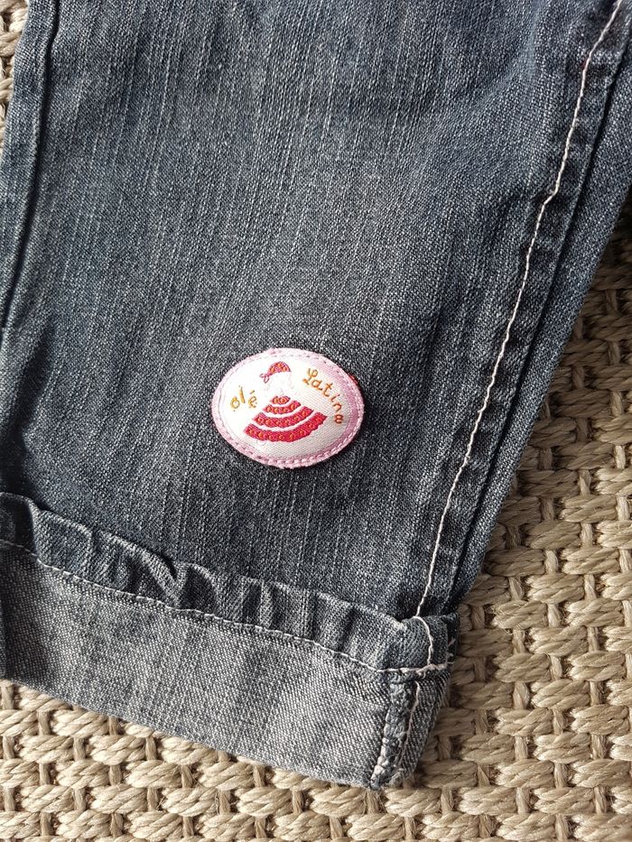 Lot de 3 jeans fille - 6 mois - photo numéro 3