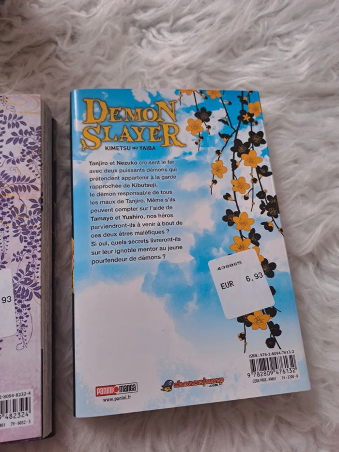 Manga démon slayer tome 1 2 3 - photo numéro 7