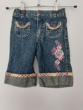 Jean fille bleu  12 mois Faded Glory