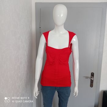 Débardeur rouge t46/48