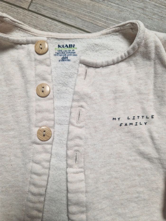 Gilet mixte kiabi 6 mois - photo numéro 2
