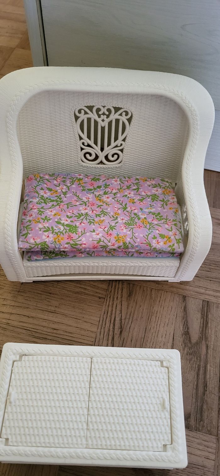 salon de jardin vintage barbie 1983 - photo numéro 2