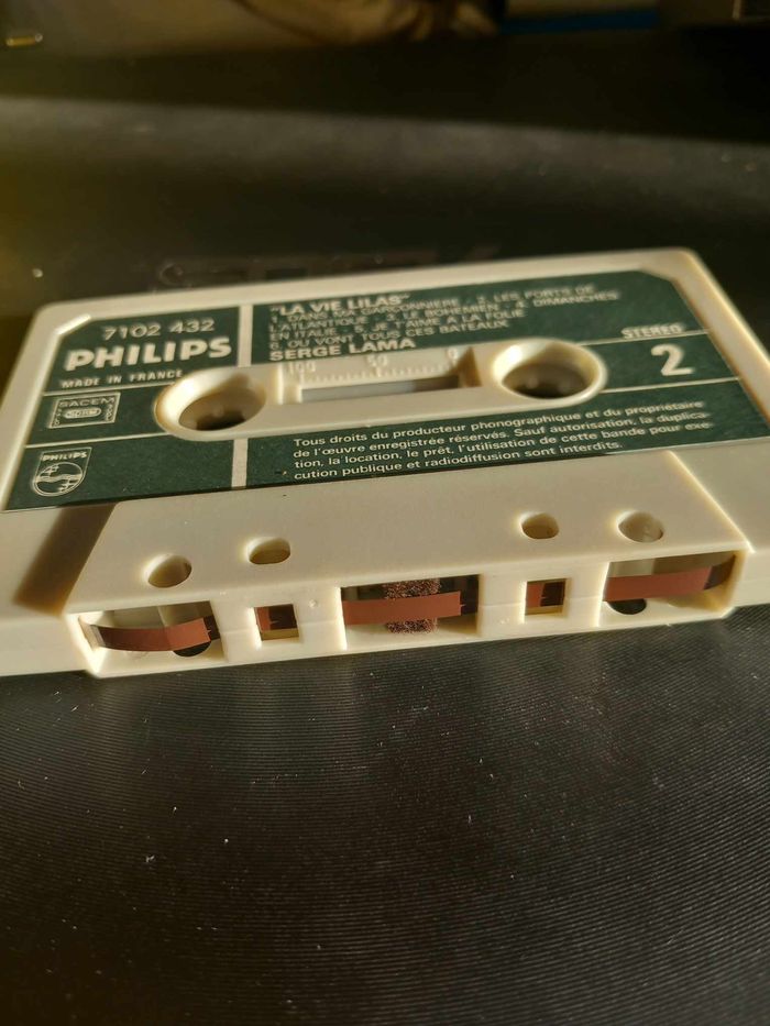 Cassette audio de Serge Lama : la vie lilas - photo numéro 8