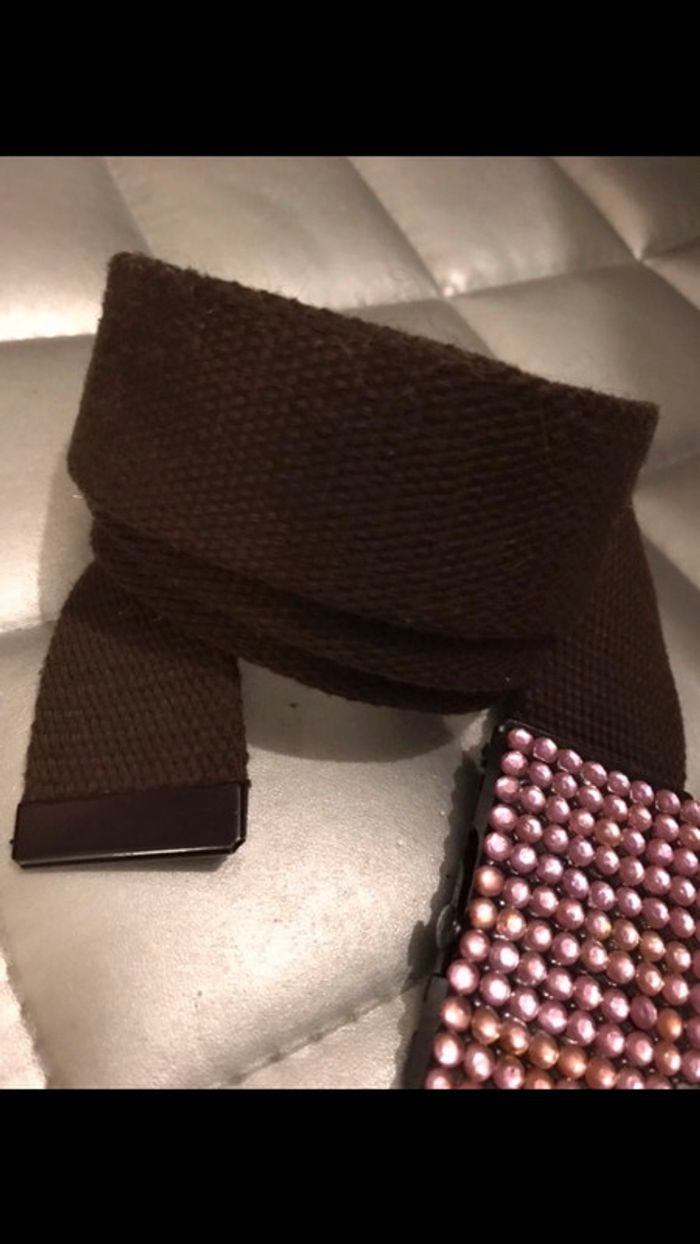 Ceinture boucle à strass - photo numéro 2