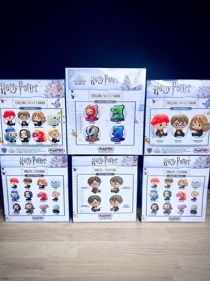 Lot de 6 Tirelires Harry Potter – Plastoy – Neuves - photo numéro 3