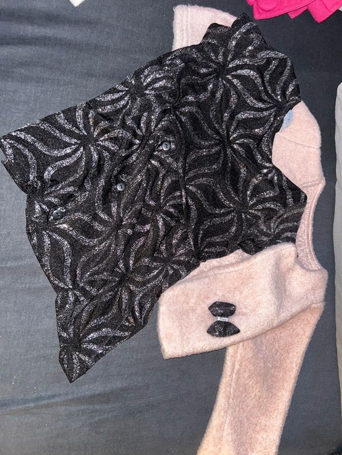 Ensemble rose paillette + veste - photo numéro 3