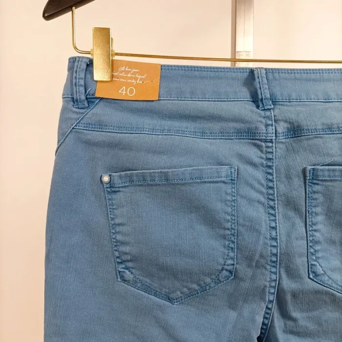 Jean slim bleu ciel Grain de Malice taille 40 – coton stretch A1046 - photo numéro 8