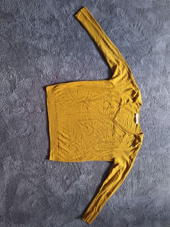 Pull léger moutarde