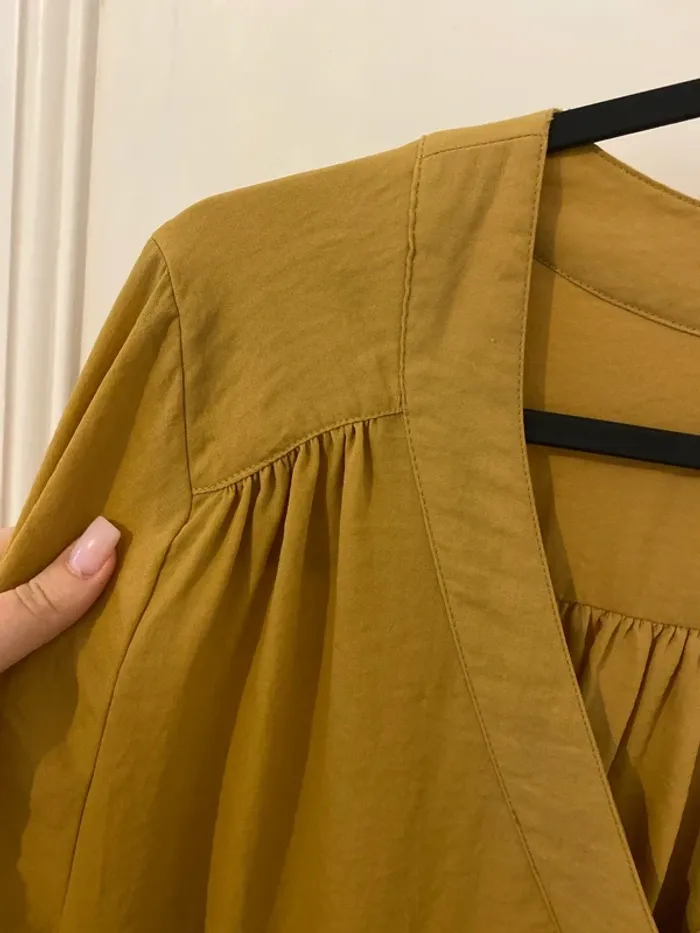 Chemise moutarde H&M - photo numéro 2