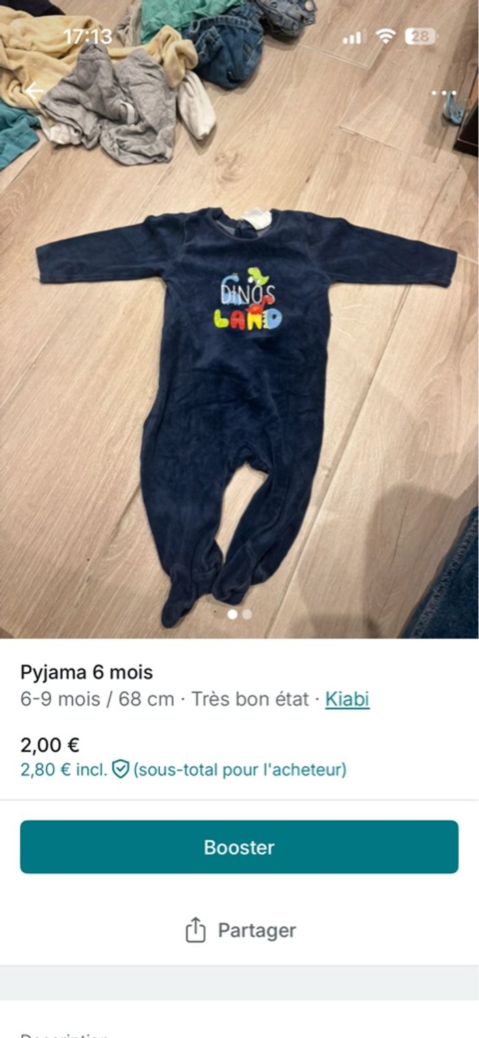 Pyjama 6 mois