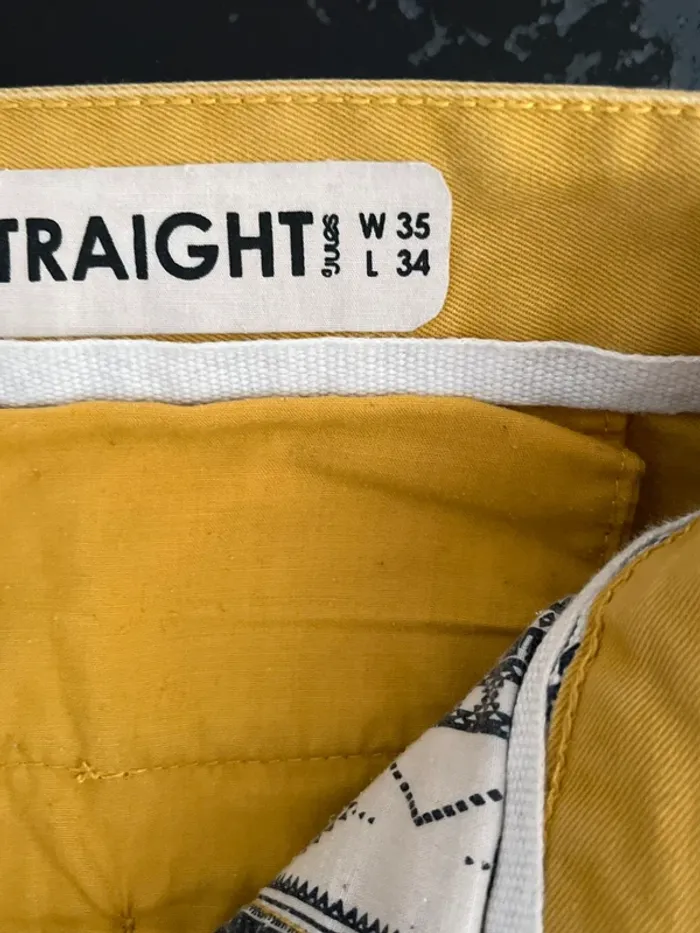 Pantalon moutarde W35L34 - photo numéro 3