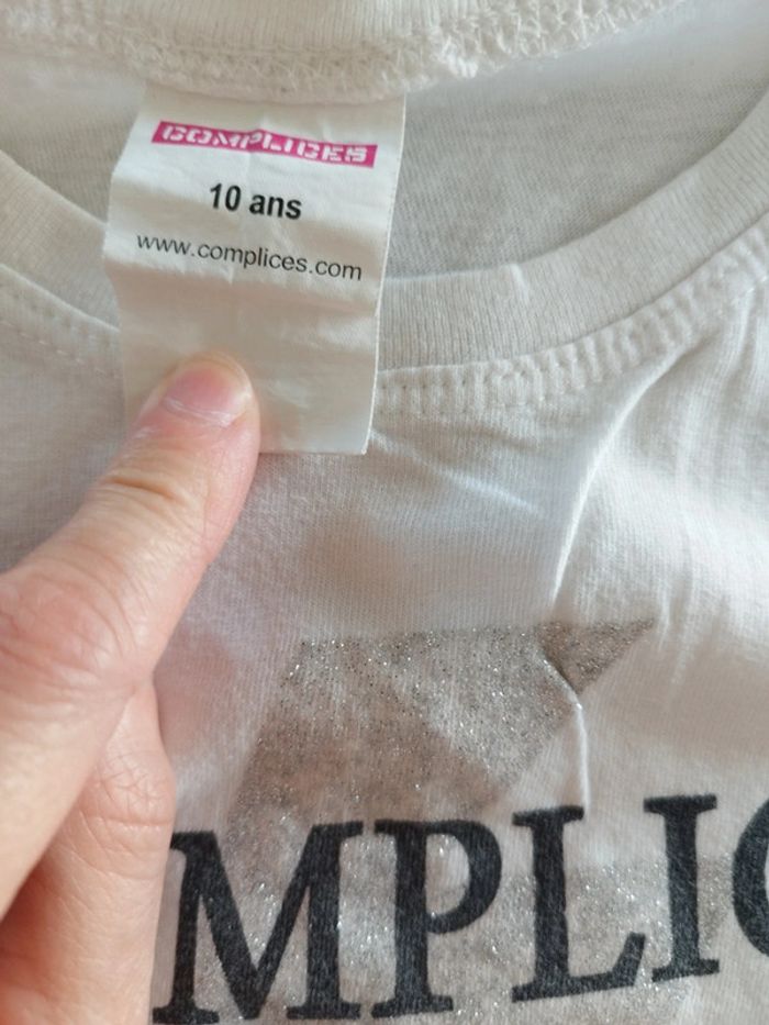 Tee-shirt manches longues 10 ans - photo numéro 2