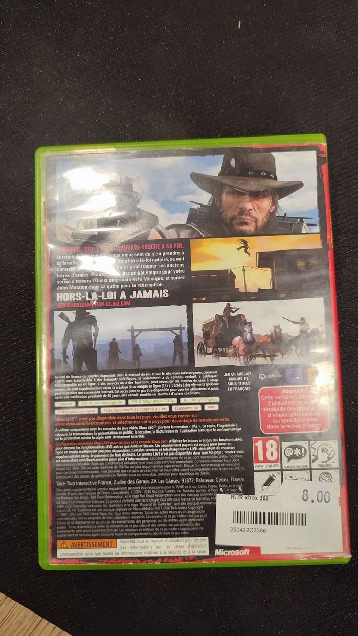 Red dead redemption Xbox 360 - photo numéro 3