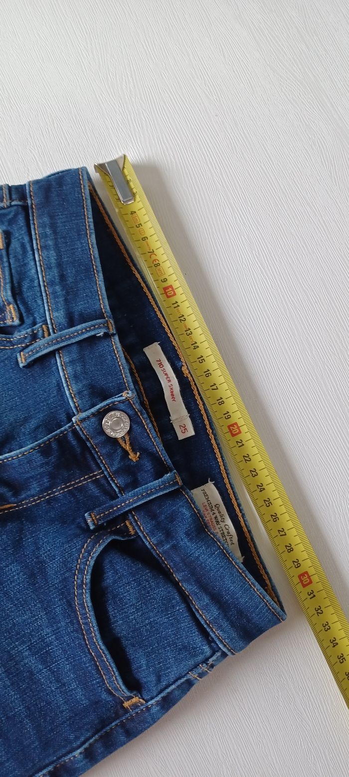 Pantalon jeans élastique femme taille xs levi's - photo numéro 6