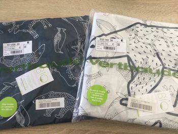 Lot drap housse et housse couette et taie